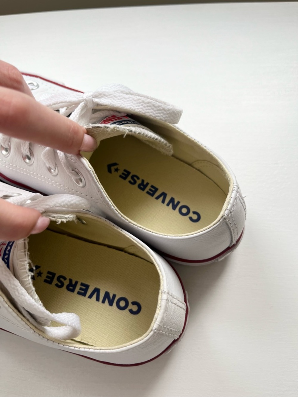 Leather converse - Picture 4 of 4